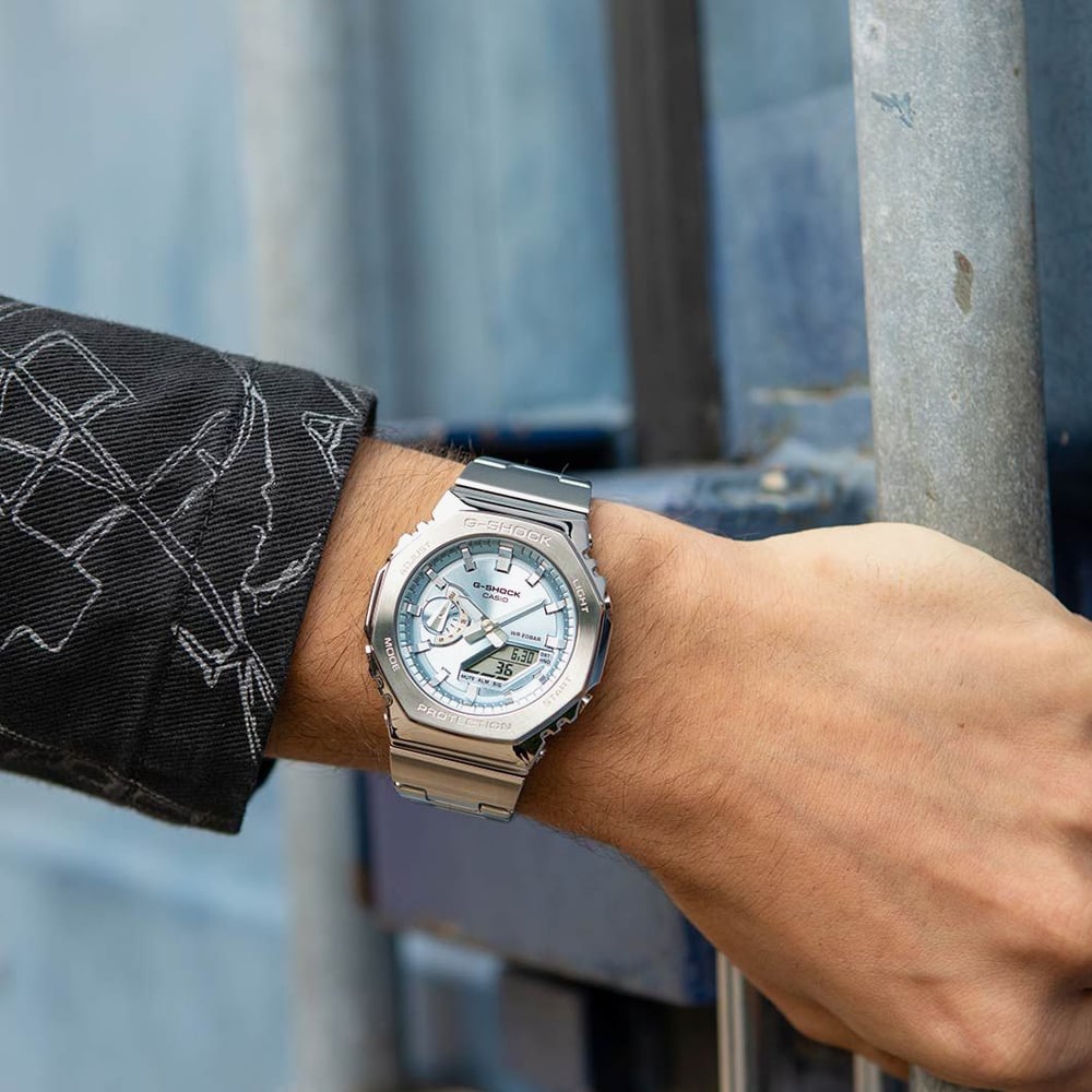 Casio G-Shock Blue Dual Display GM-2110D-2AER