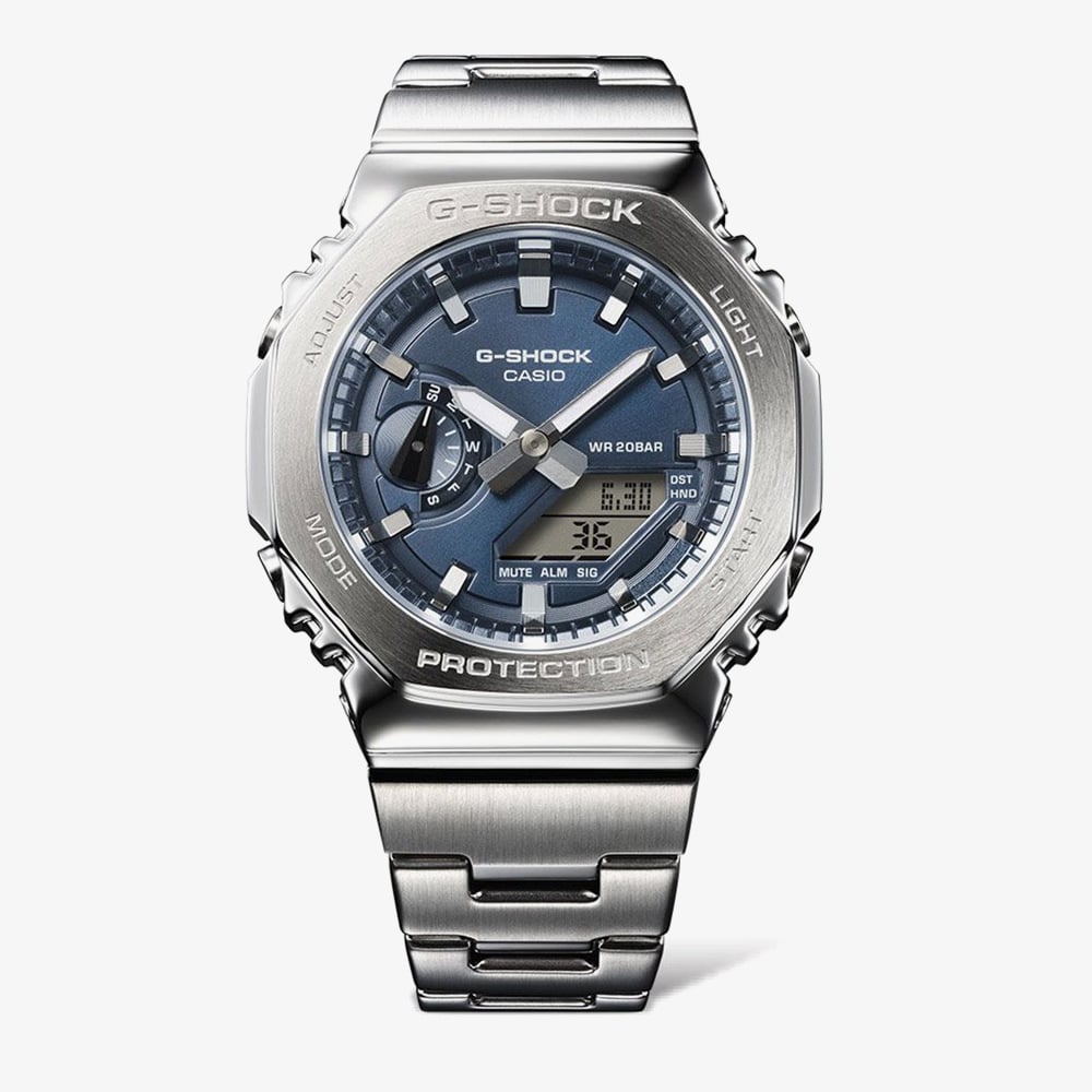 Casio G-Shock Metallic Navy Dual Display GM-2110D-2BER