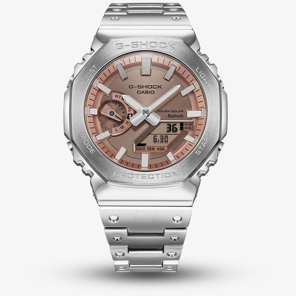 Casio Mens G-Shock Copper Dial Dual Display Smartwatch GM-B2100AD-5AER