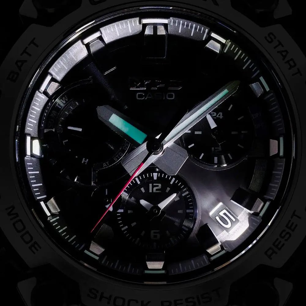Casio G-Shock Silver & Black Chronograph Watch MTG-B3000D-1AER
