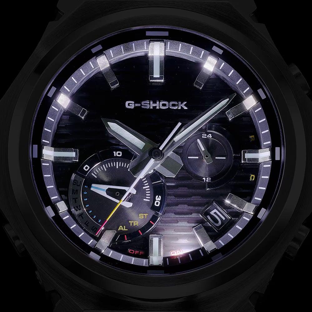 Casio G-Shock G-Steel GST-B1000 Series Green Dial Bracelet Watch GST-B1000D-3AER
