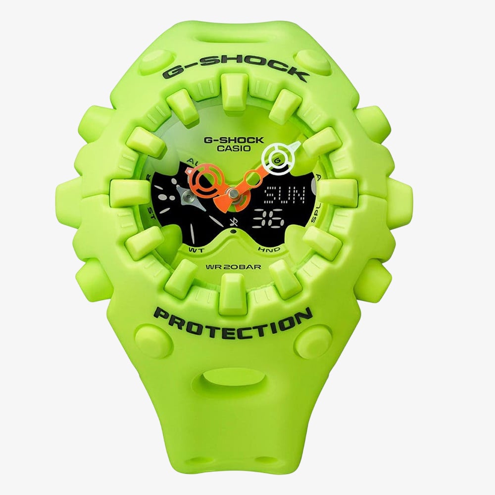 Casio Mens G-Shock Cool Eyes Green Dual Display Watch GA-V01-9AER