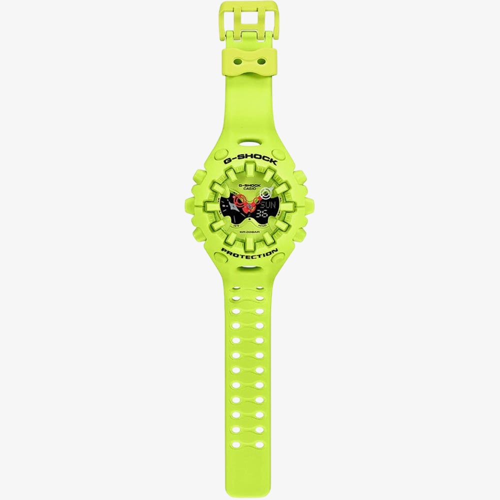Casio Mens G-Shock Cool Eyes Green Dual Display Watch GA-V01-9AER