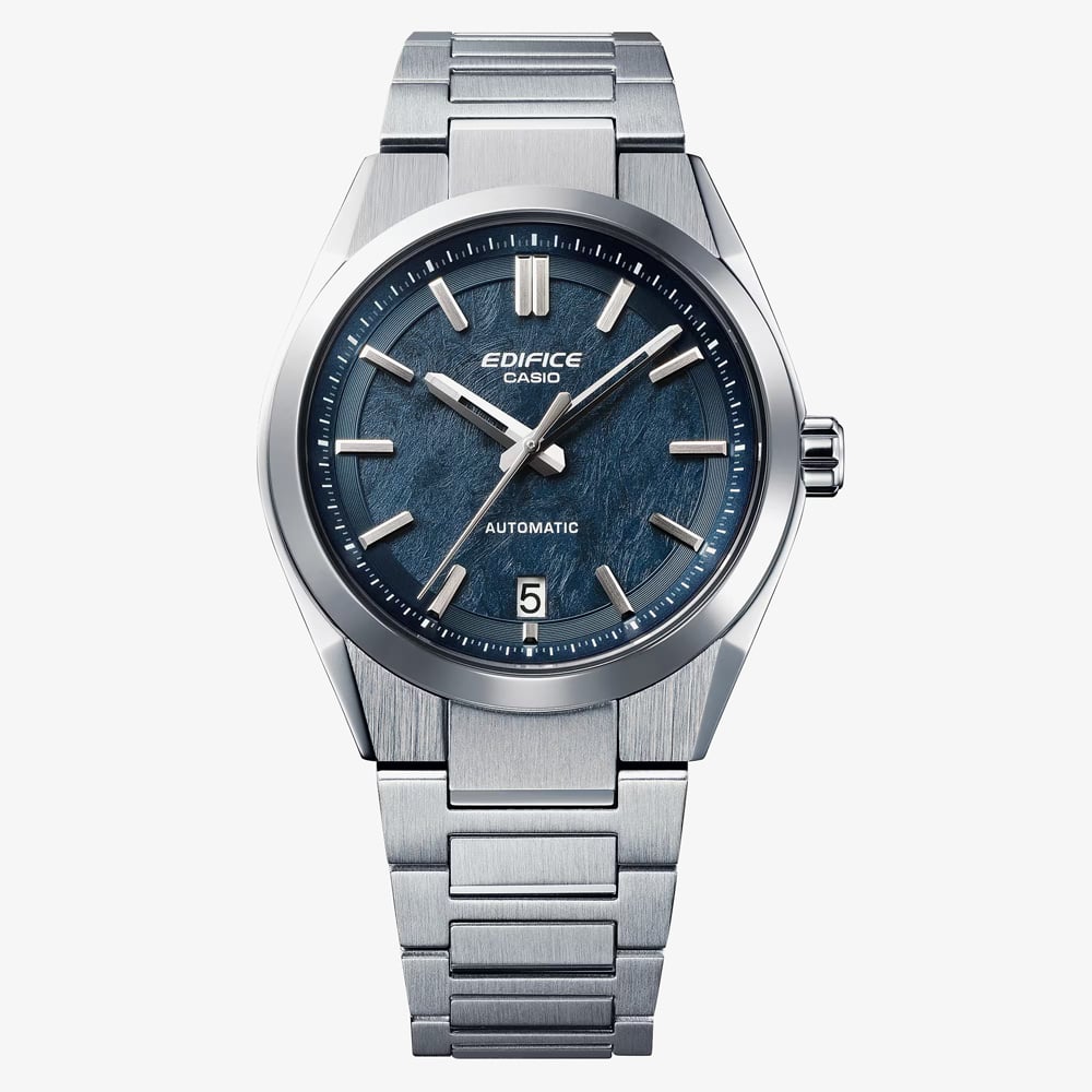Casio Mens Edifice Forged Carbon Blue Dial Watch EFK-100D-2AER