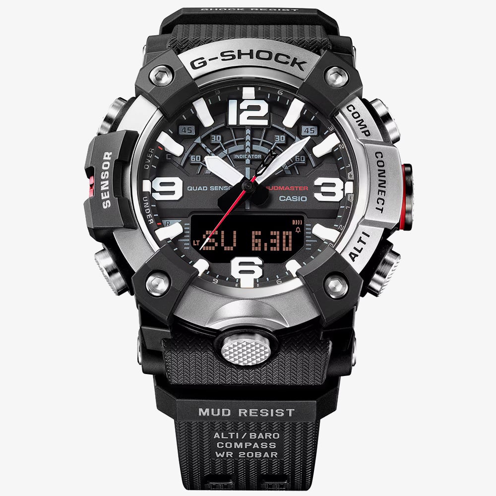 Casio Mens G-Shock Mudmaster Black Strap Smartwatch GG-B100XM-1AER