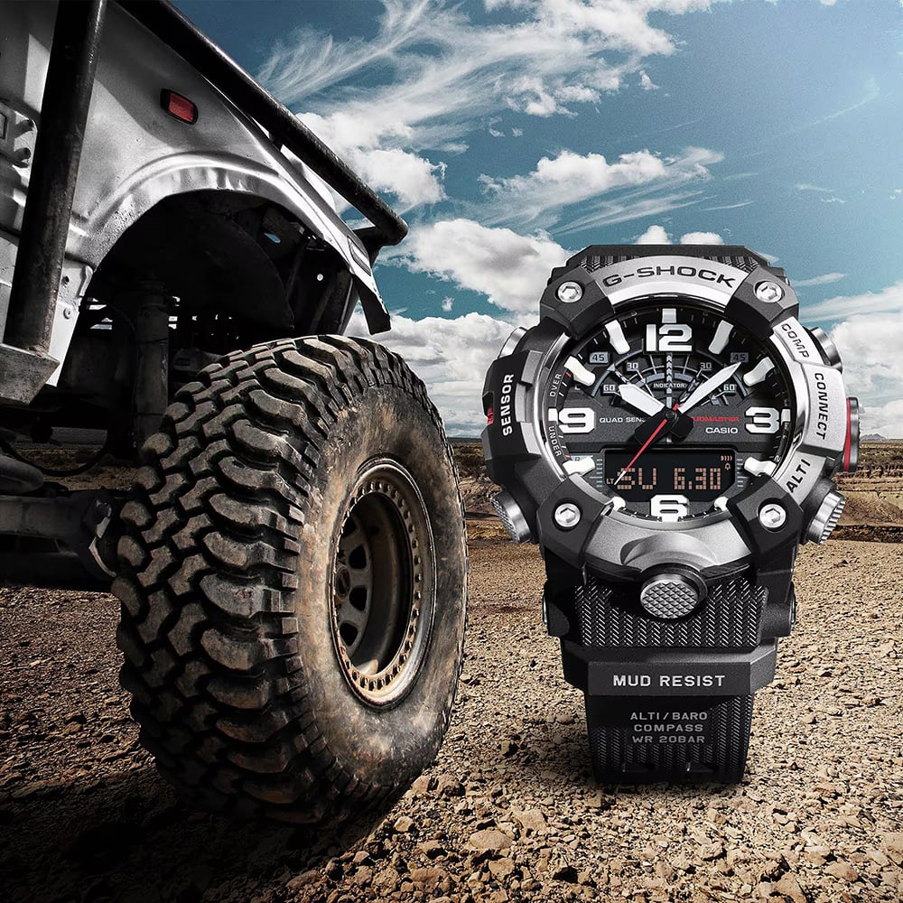Casio Mens G-Shock Mudmaster Black Strap Smartwatch GG-B100XM-1AER