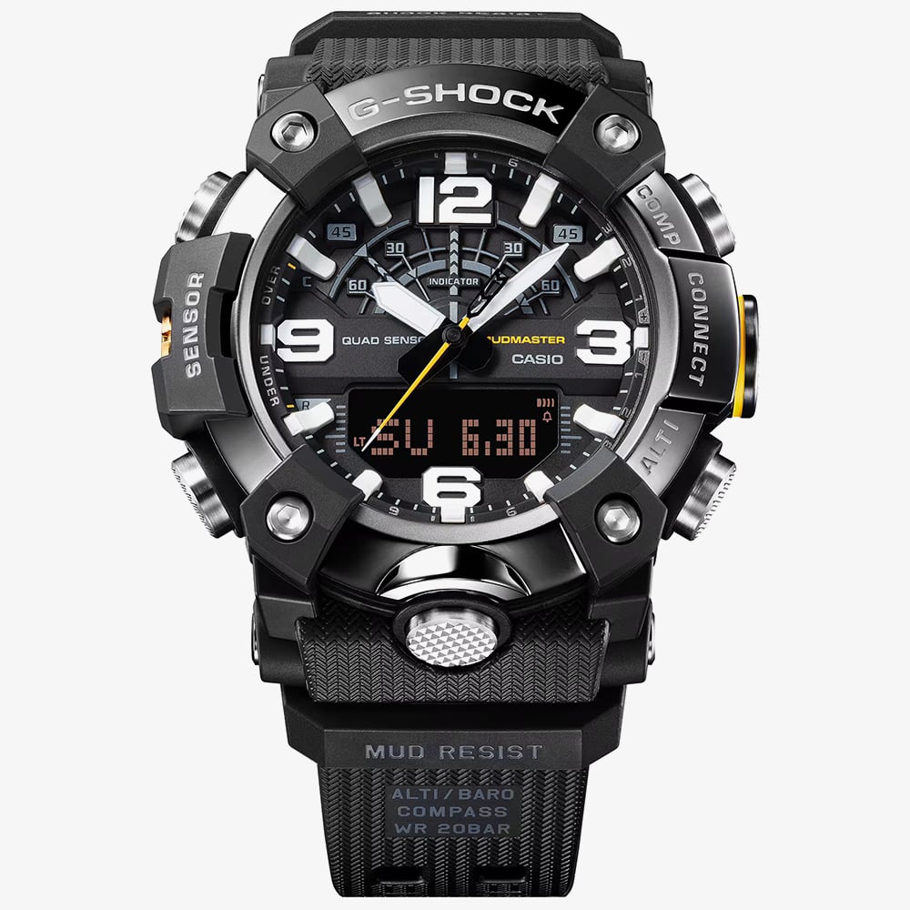 Casio Mens G-Shock Mudmaster Black Strap Smartwatch GG-B100XMB-1AER