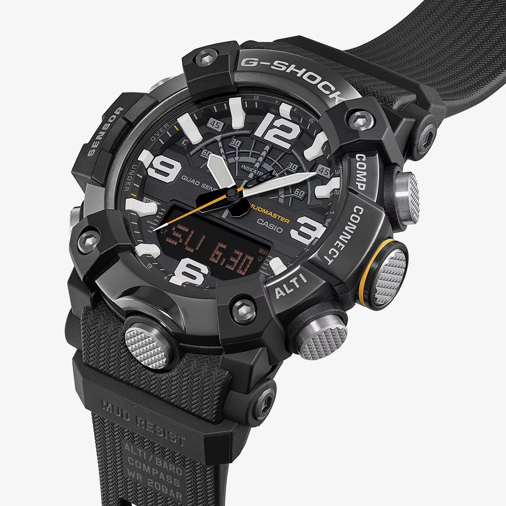 Casio Mens G-Shock Mudmaster Black Strap Smartwatch GG-B100XMB-1AER