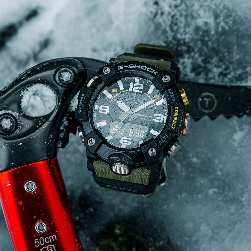 Casio G-Shock Master Of G Mudmaster Khaki Watch GG-B100X-1A3ER