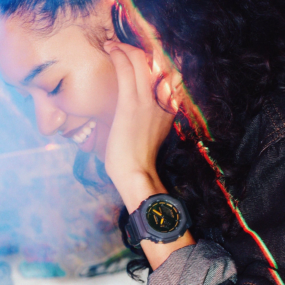 Casio G-Shock GA-2100 Series Smoked Light Blue Watch GA-2100K-2AER