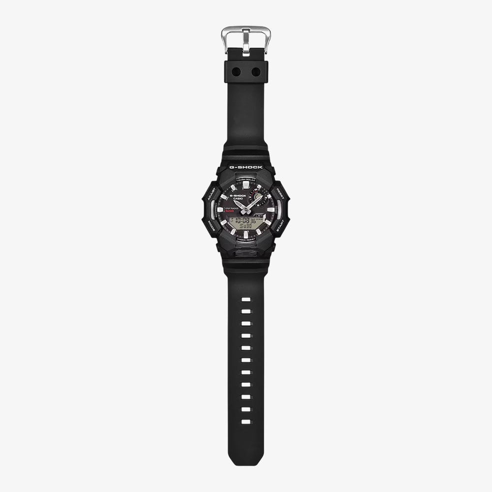 Casio Mens G-Shock Dual Display Black Plastic Strap Smart Watch GA-B010-1AER