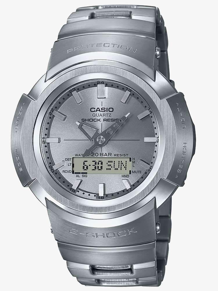 Casio G-Shock Full Metal Dual Display Watch AWM-500D-1A8ER