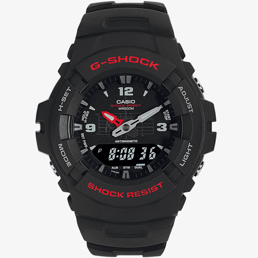 Casio G-Shock Classics Black Watch G-100-1BVMUR