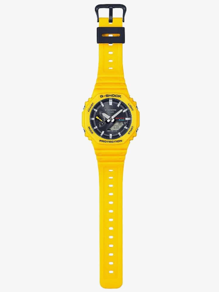 Casio G-Shock Bluetooth Solar 2100 Series Yellow Smartwatch GA-B2100C-9AER