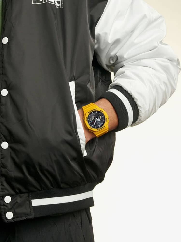 Casio G-Shock Bluetooth Solar 2100 Series Yellow Smartwatch GA-B2100C-9AER