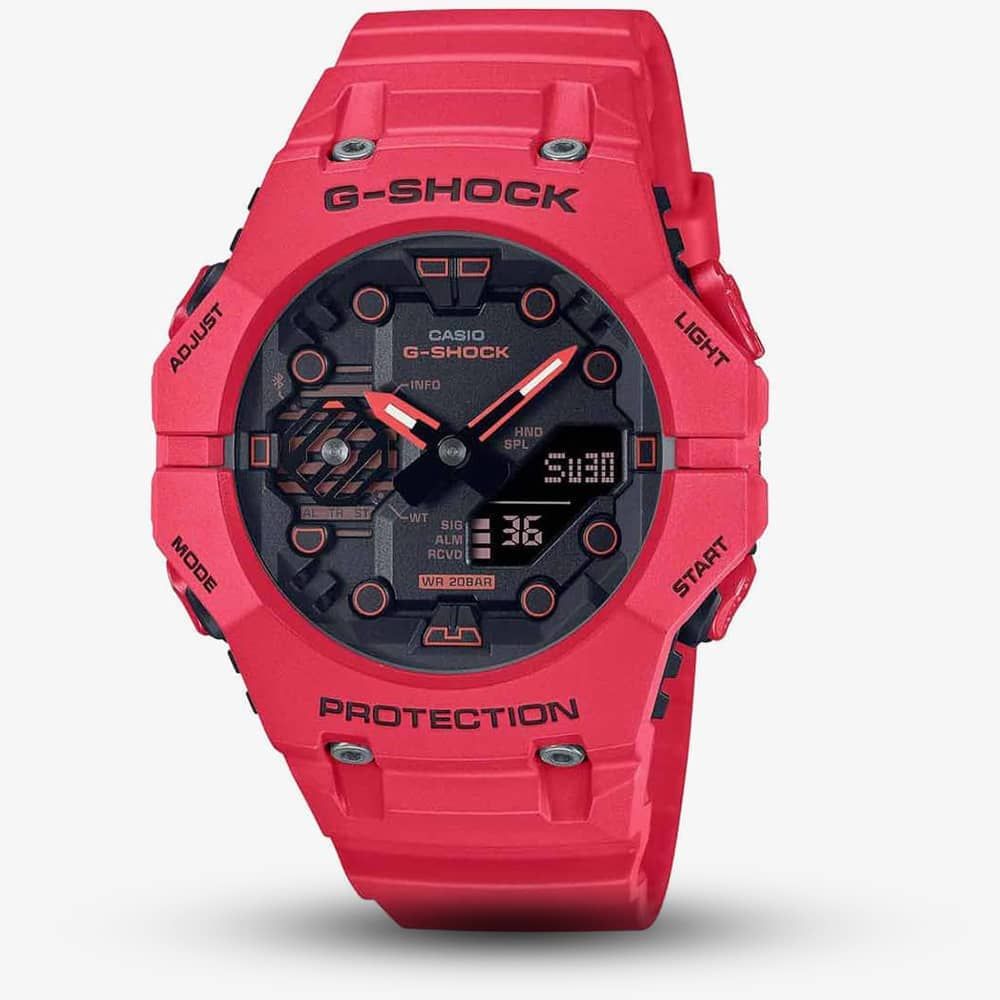 Casio G-Shock Red Dual Display Smartwatch GA-B001-4AER