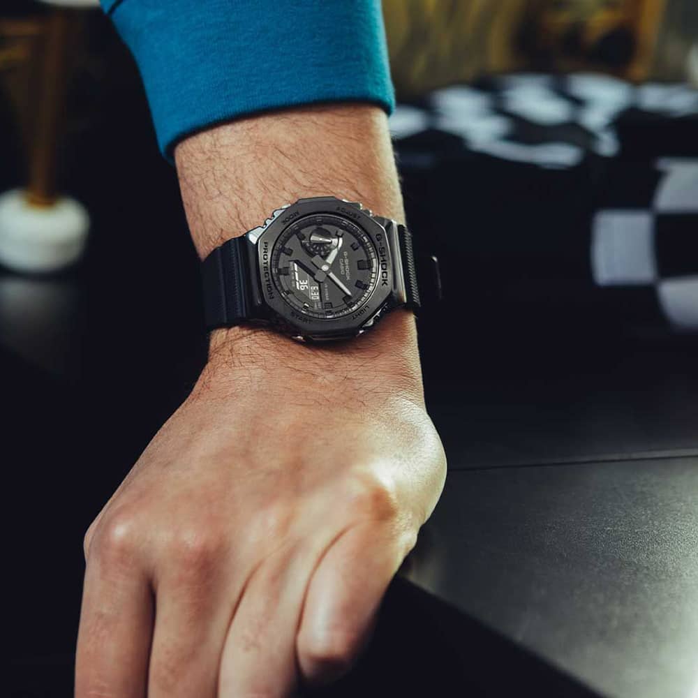 Casio G-Shock G-Metal Octagon Watch GM-2100BB-1AER
