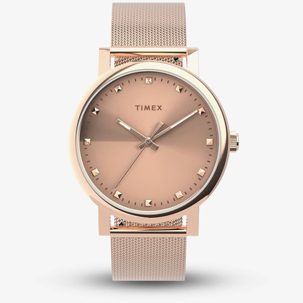 Product photograph of Timex Ladies Mesh Watch Tw2u05500 from The Jewel Hut