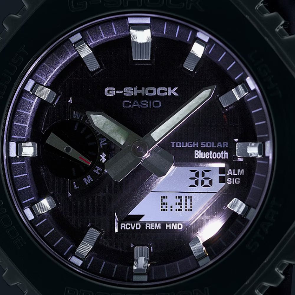 Casio G Shock G-Steel 2100 Series Vapour Pink Dial Watch GBM-2100A-4BER