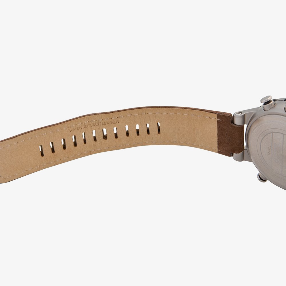 Timex Mens Tide Temp Compass Brown Watch T2N721