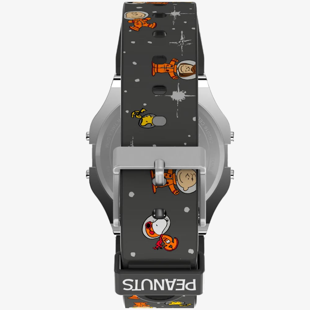 Timex X Unisex Peanuts Space Black Digital Watch TW2W90100