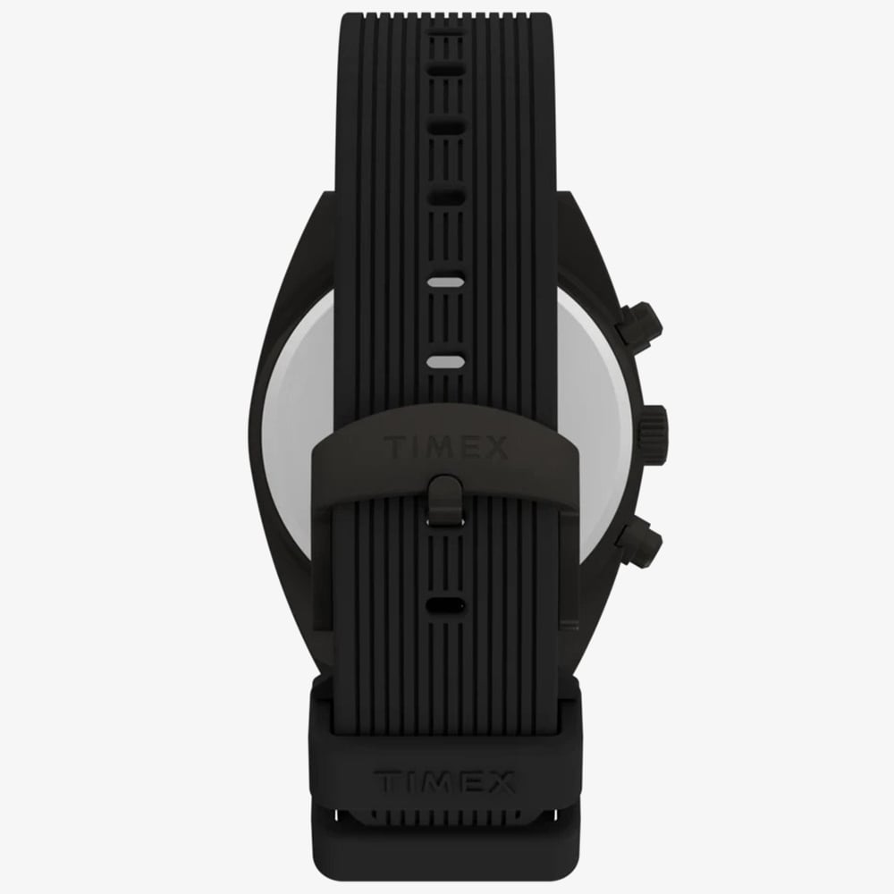 Timex Mens Expendition Capstone Chronograph Black Rubber Strap Watch TW2Y61000