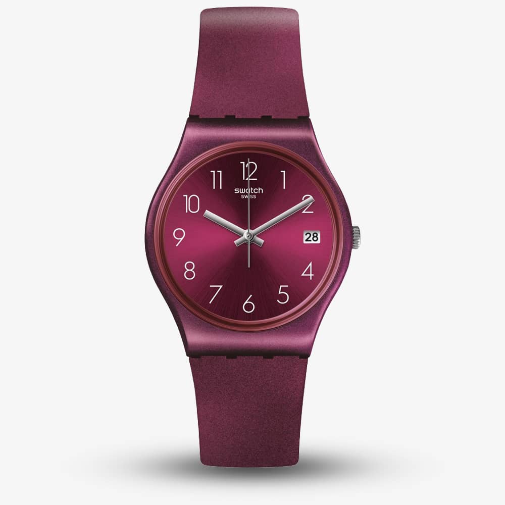 Product photograph of Swatch Unisex Redbaya Originals Watch Gr405 from The Jewel Hut