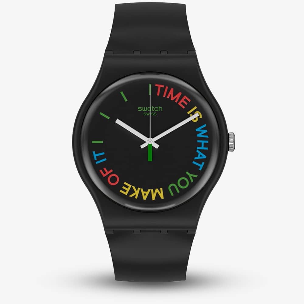 Product photograph of Swatch Mens Freetid Strap Watch So29b103 from The Jewel Hut