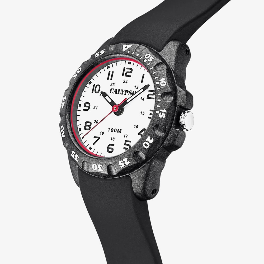 Calypso Boys Black & Red Watch K5821/3