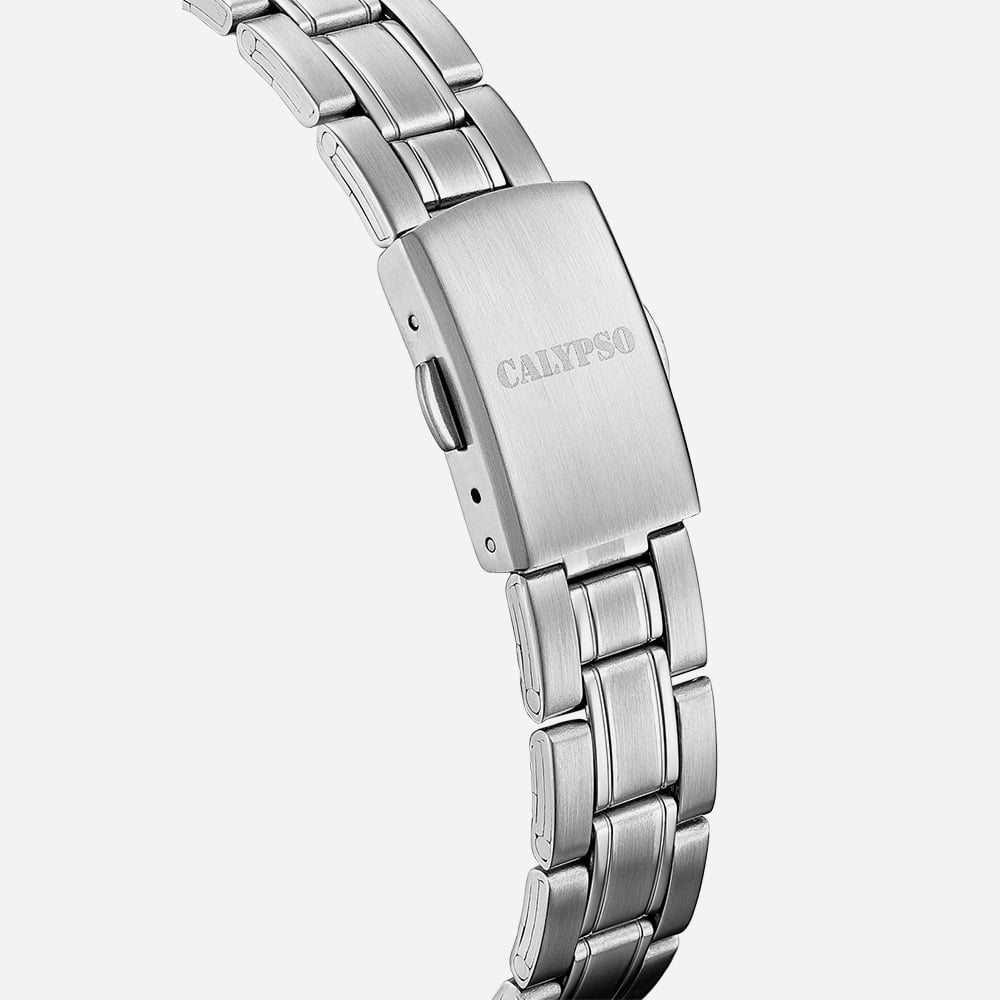 Calypso Girls junior Pink Stainless Steel Watch K5873/2