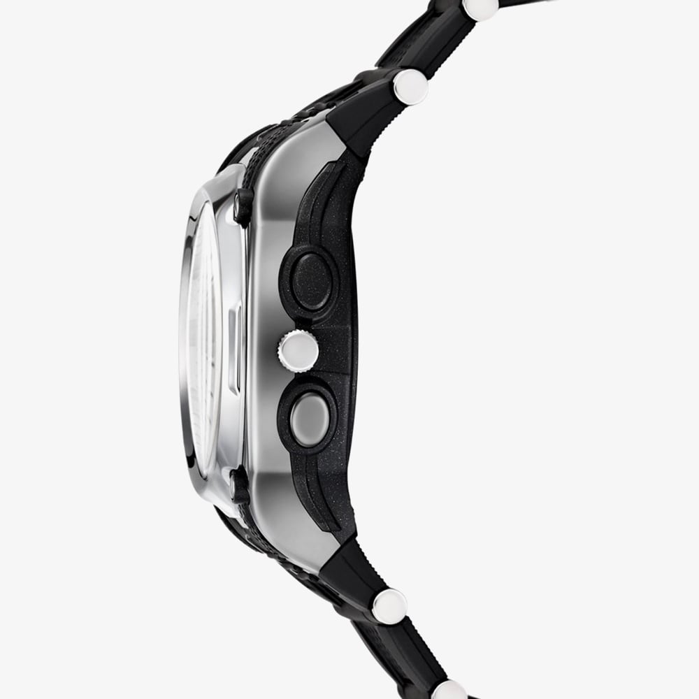 Calypso Mens Street Style White Rubber Strap Watch K5560/4