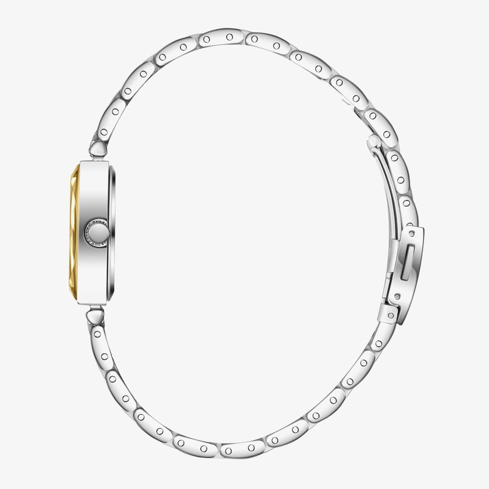 Lee Cooper Ladies Green Mother of Pearl Dial Two Tone Bracelet Watch LC08370.270