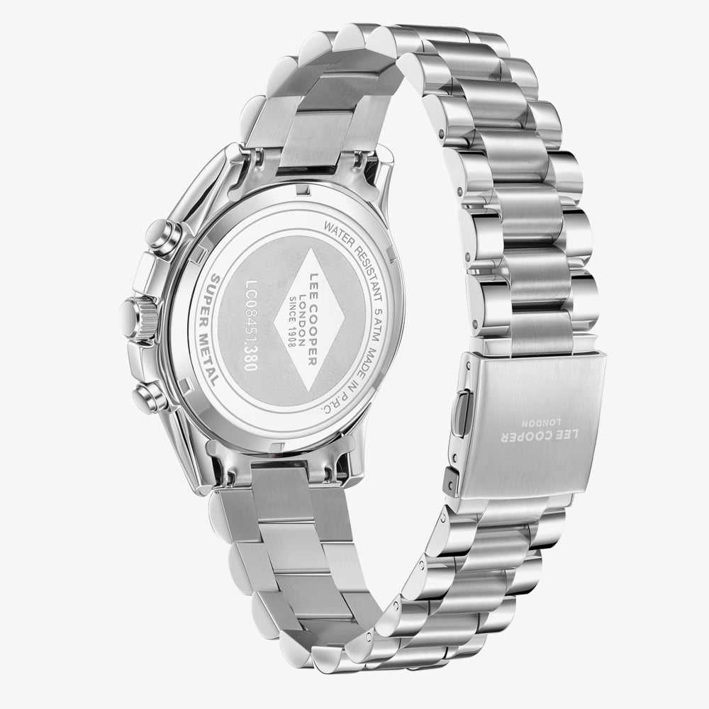 Lee Cooper Mens Red Dial Bracelet Watch LC08451.380