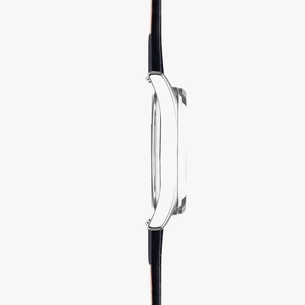 Accurist Everyday Black Leather Strap Watch 74006