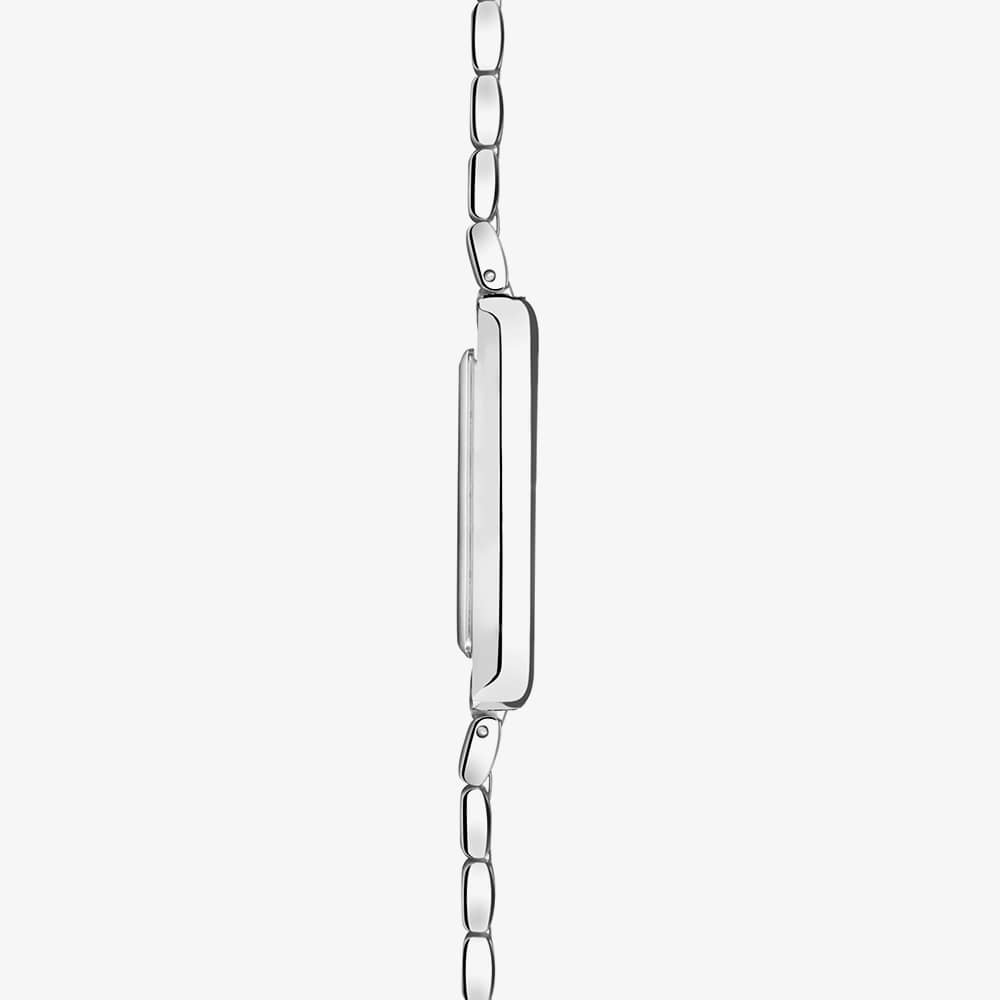 Accurist Rectangle Silver White Dial Watch 71006