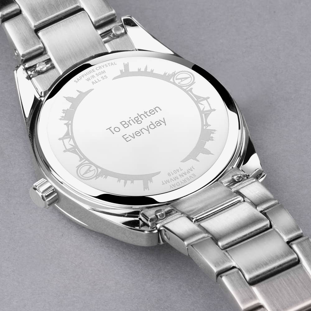 Accurist Everyday Solar Navy Dial Watch 74019