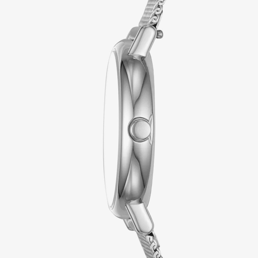 Skagen Signatur Lillie Silver Tone Slim Mesh Watch SKW2692