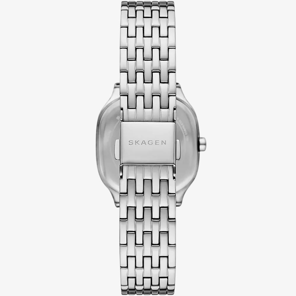 Skagen Ladies Mellem Lille Silver Square Dial Watch SKW3159