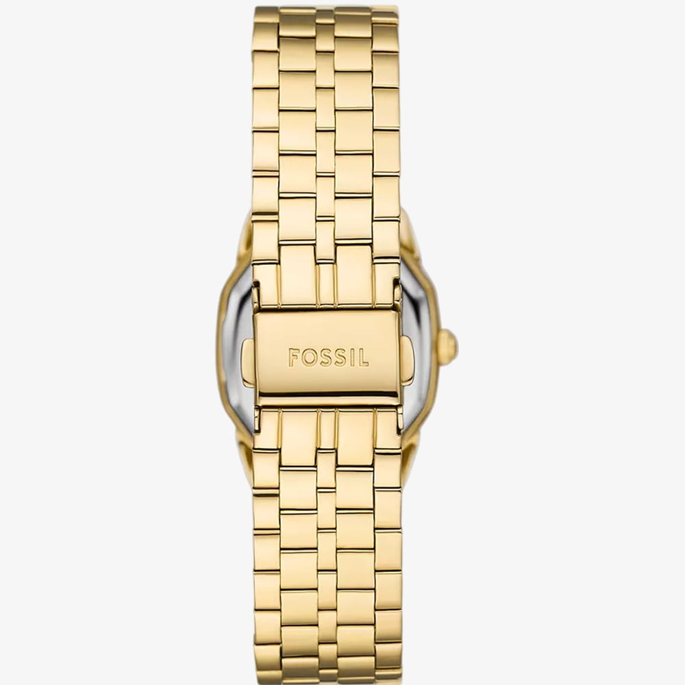 Fossil Ladies Harlow Gold Tone Stainless Steel Watch ES5361