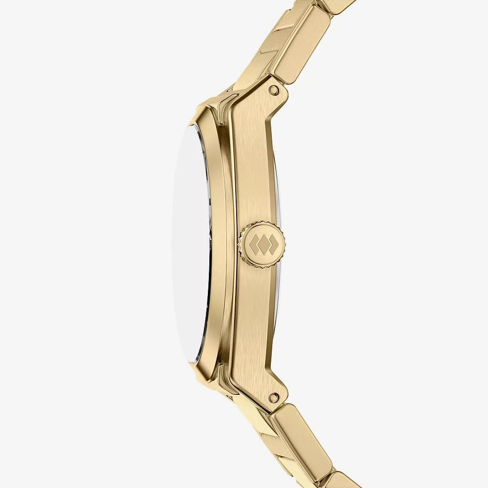 Fossil Ladies Everett Gold Dial Bracelet Watch ES5492