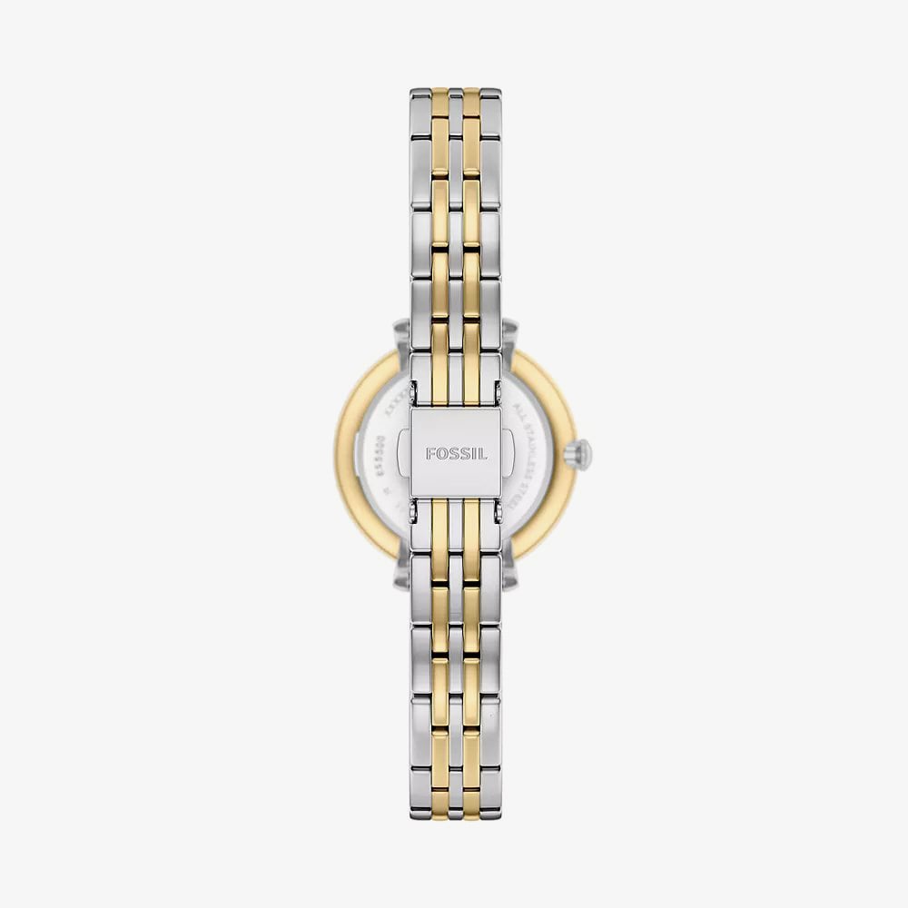 Fossil Ladies Heidi Mother of Pearl Dial Two Tone Bracelet Watch ES5500