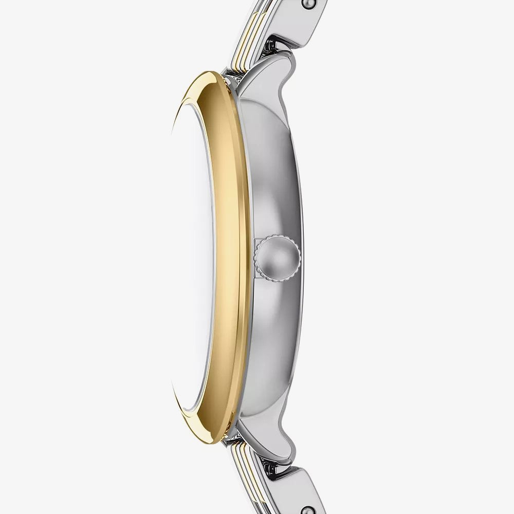 Fossil Ladies Heidi Mother of Pearl Dial Two Tone Bracelet Watch ES5500