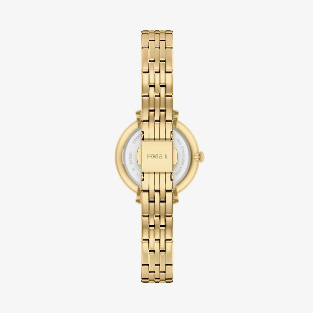 Fossil Ladies Heidi Mother of Pearl Dial Golden Bracelet Watch ES5501