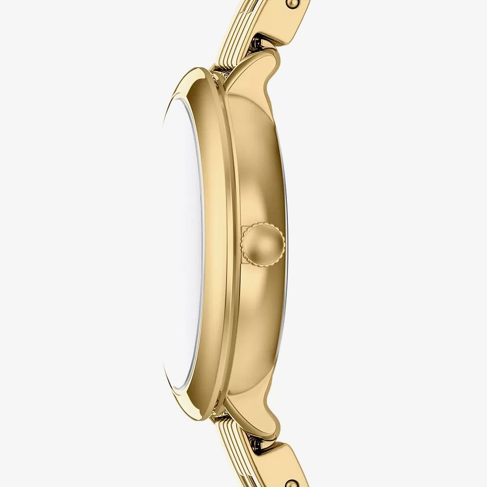 Fossil Ladies Heidi Mother of Pearl Dial Golden Bracelet Watch ES5501