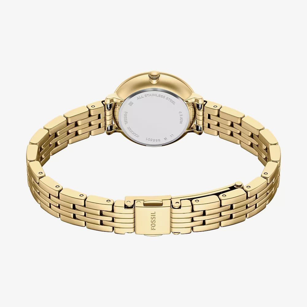 Fossil Ladies Heidi Mother of Pearl Dial Golden Bracelet Watch ES5501