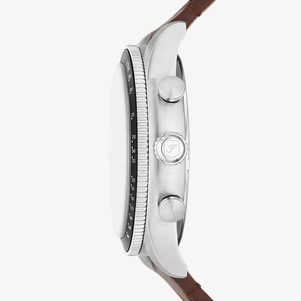 Fossil Sport Tourer Brown Leather Strap Watch FS6042