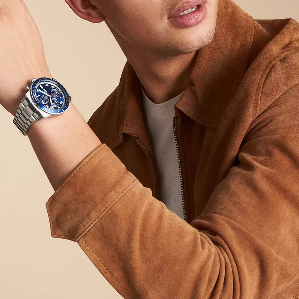 Fossil Sport Tourer Blue Chronograph Watch FS6047