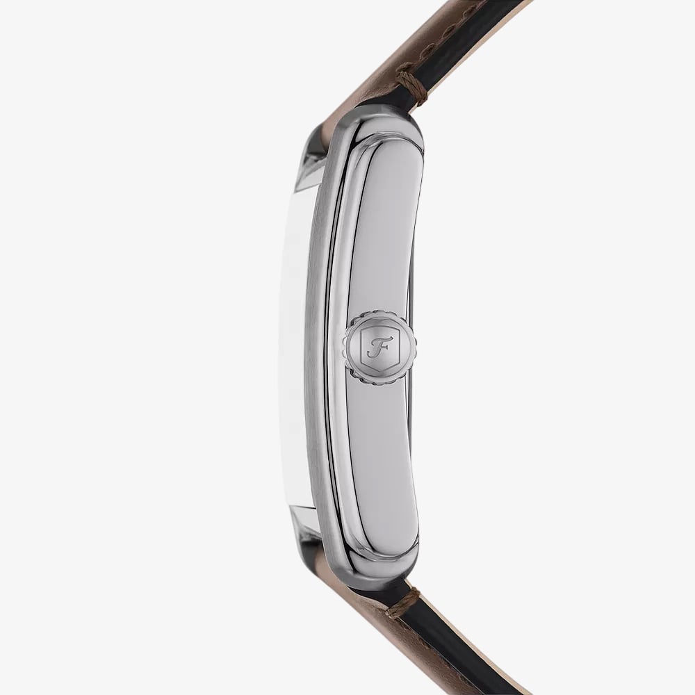 Fossil Carraway Brown Leather Watch FS6012