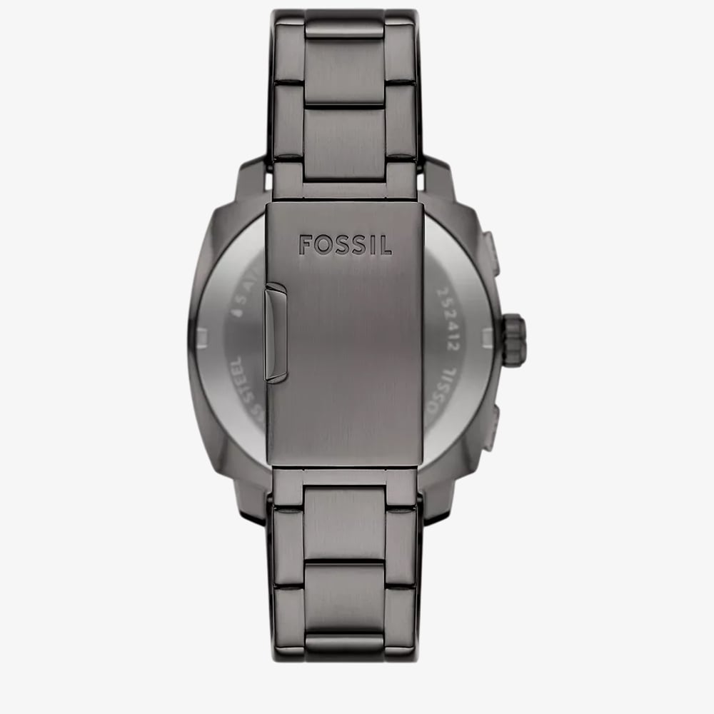 Fossil Mens Machine Grey Smoke Chronograph Watch FS6098