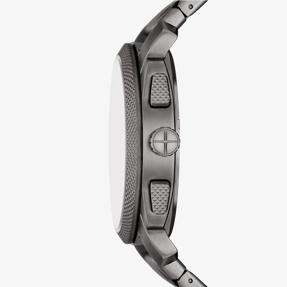 Fossil Mens Machine Grey Smoke Chronograph Watch FS6098